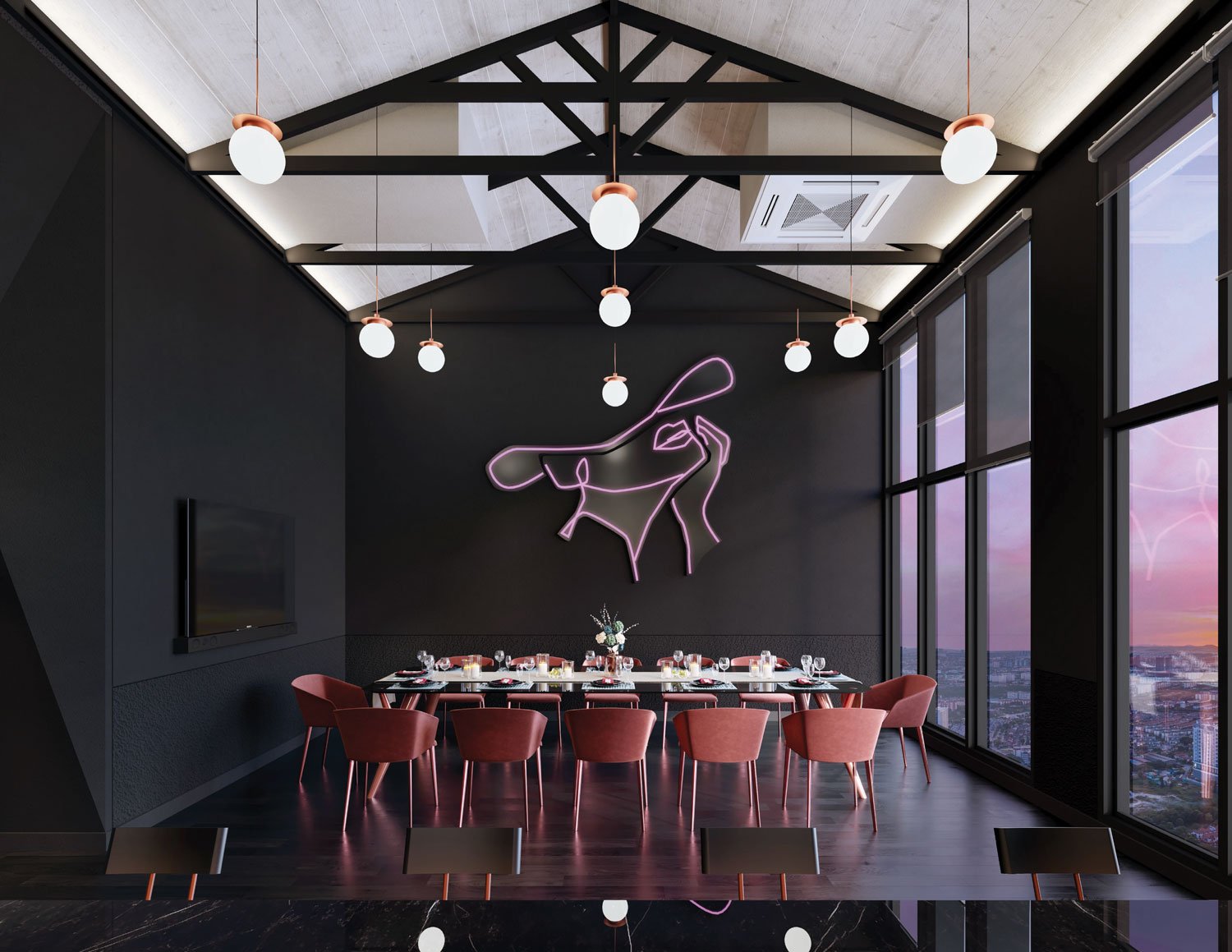 The Rosewoodz Evening Sky Dining